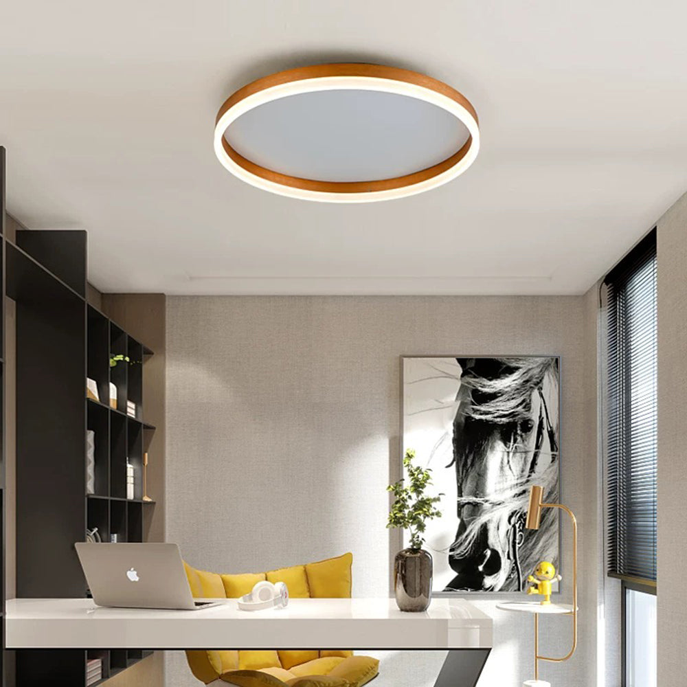 Arisha Modern Flush Mount Ceiling Light Ring - Neutral Decor