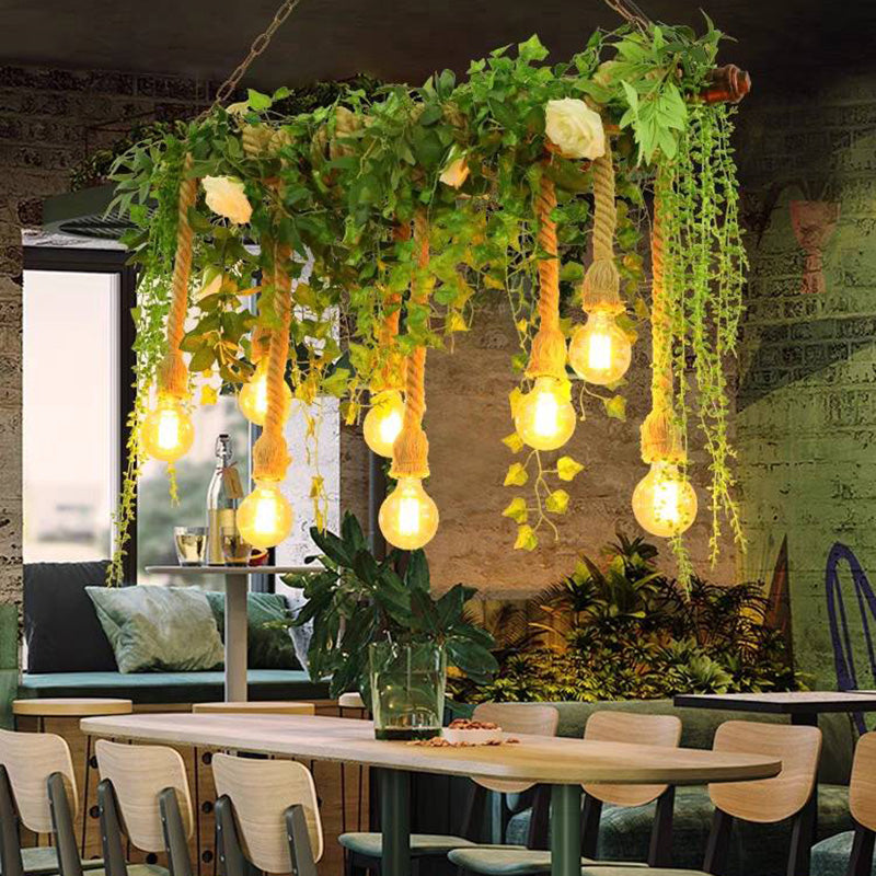 Ritta Natural Decorative Glass Pendant Light - Neutral Decor