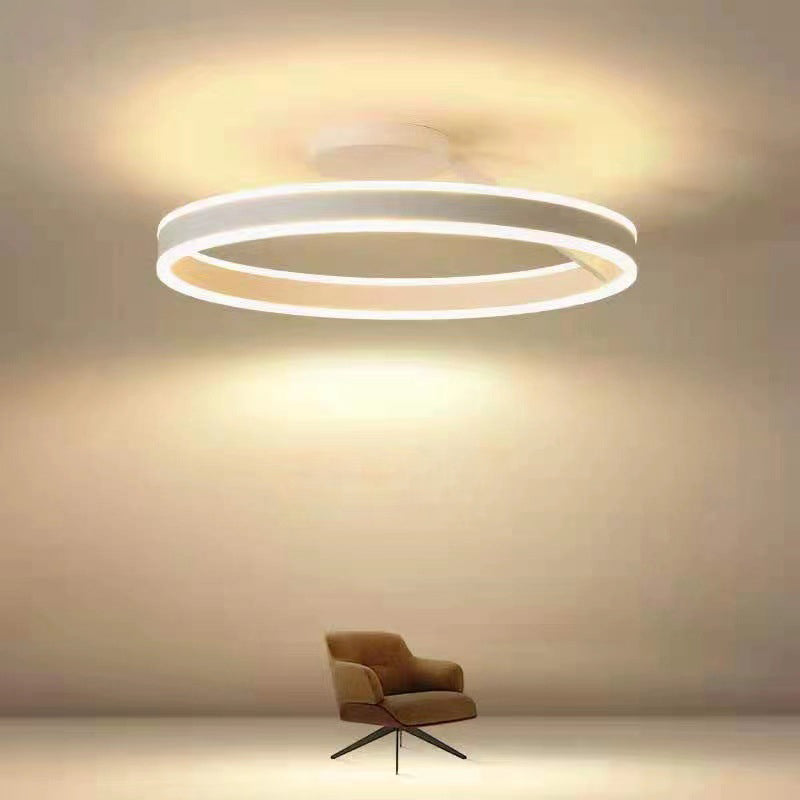 Arisha Modern Circle Flush Mount Ceiling Light Bedroom - Neutral Decor