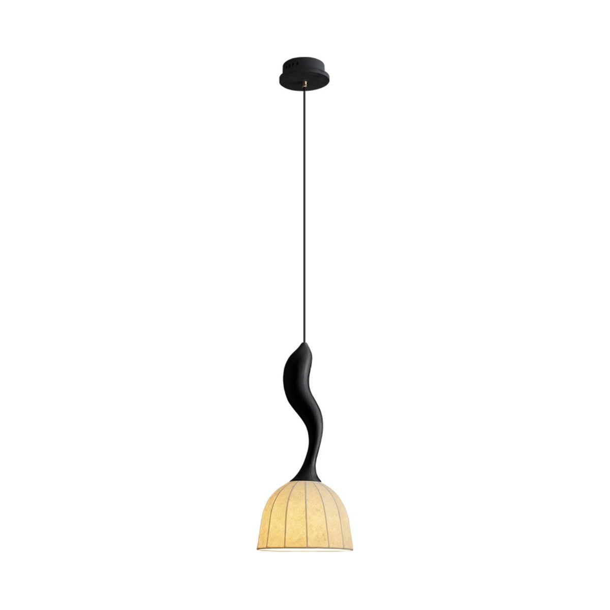 Colire Creativity Twisted Wood Pendant Light