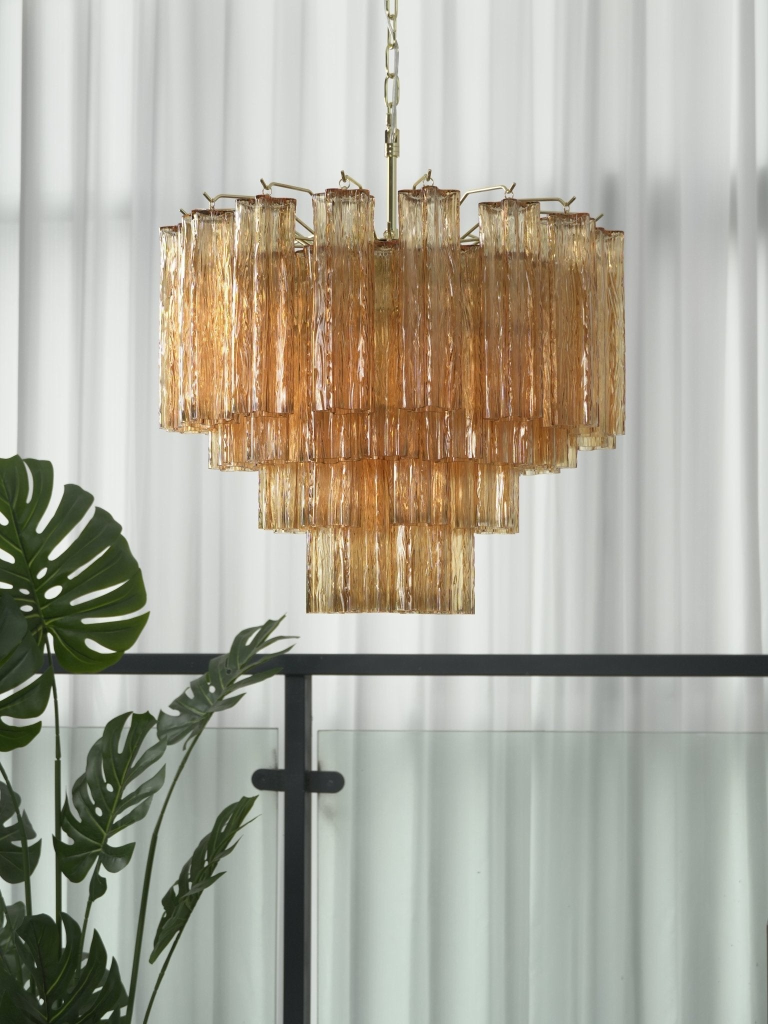 Bexy Glass Cascade Chandelier