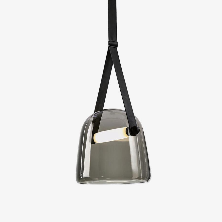 Averisce Leather Industrial Pendant Light