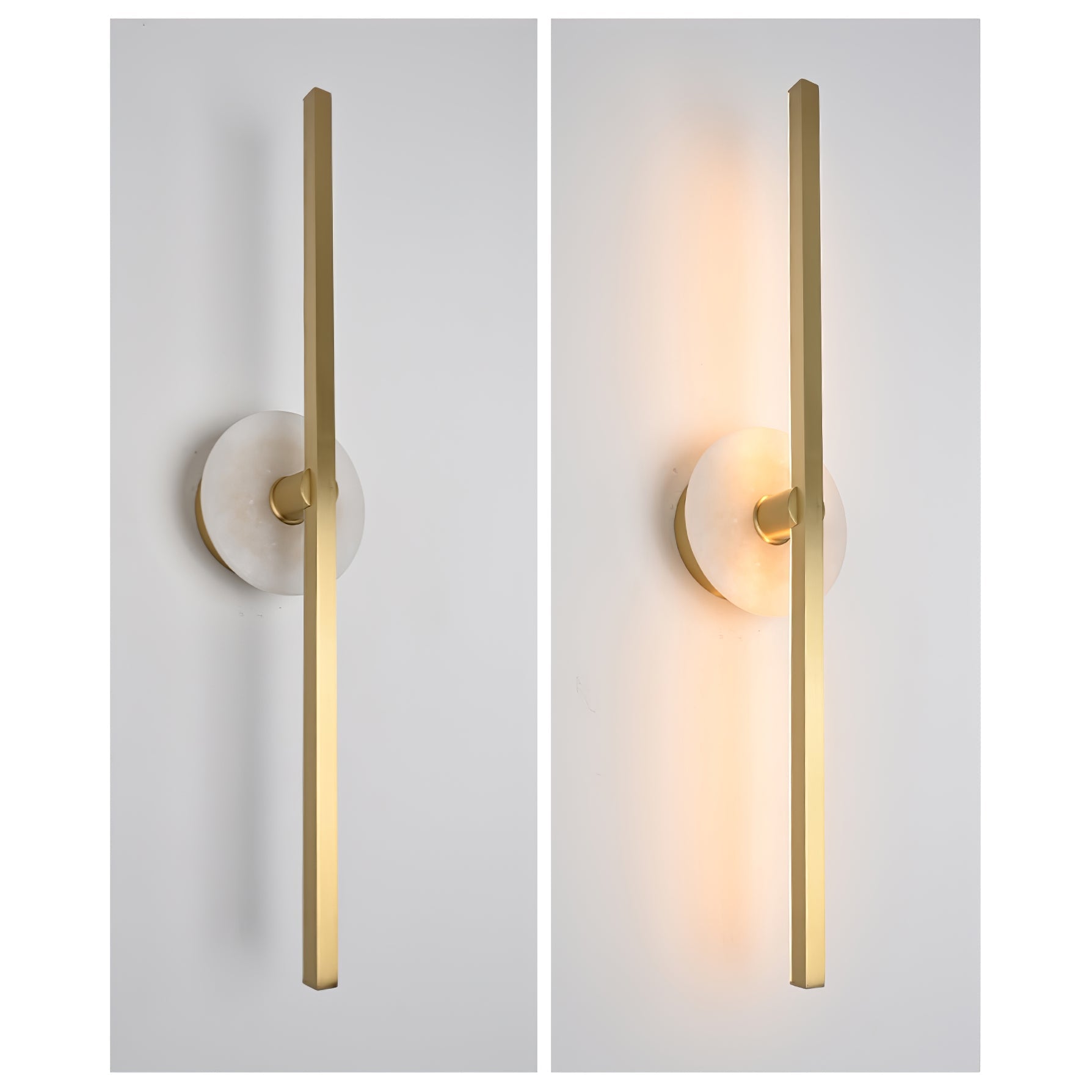 Albivine Linear Alabaster Wall Light