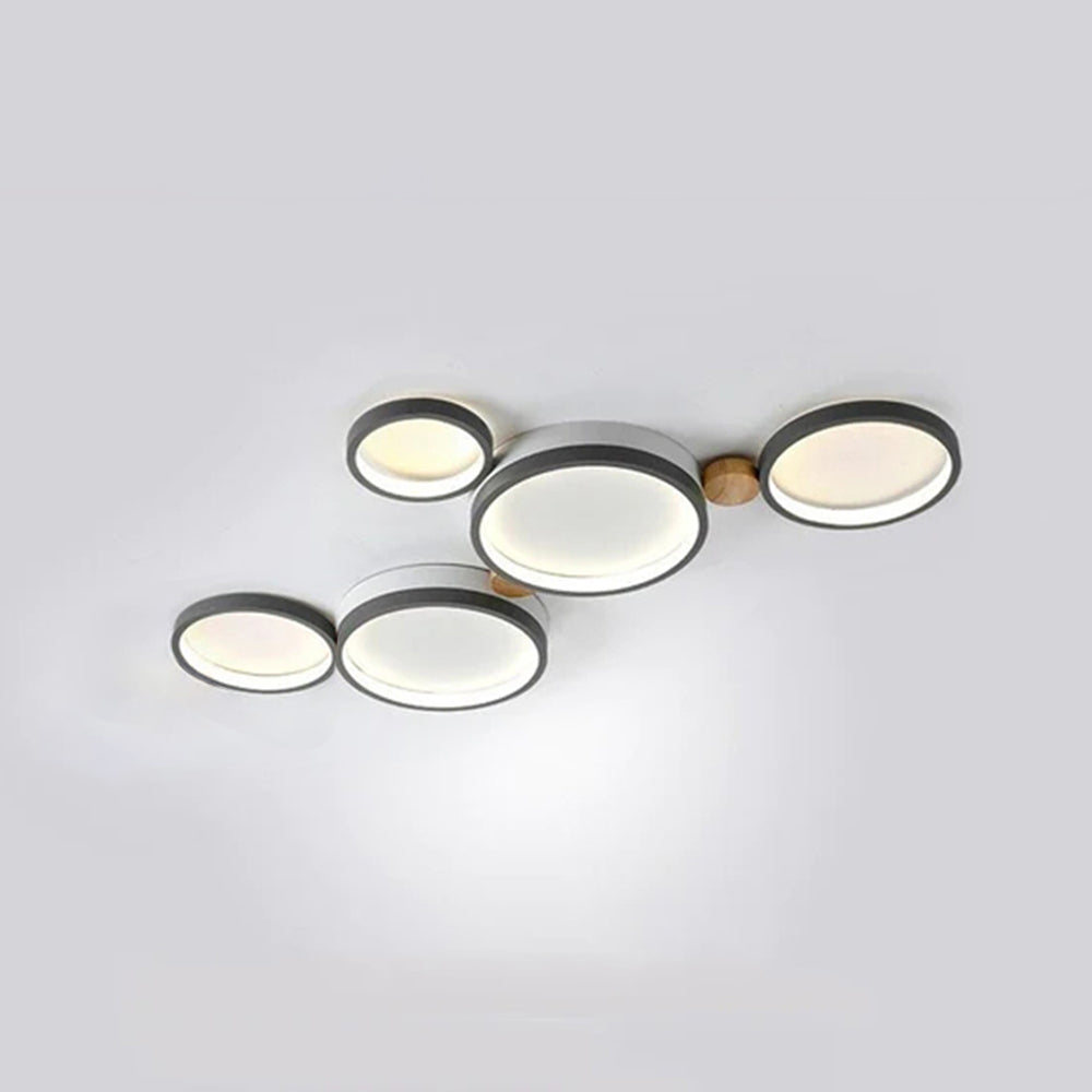 Arisha Round Flush Mount Ceiling Light Bedroom - Neutral Decor