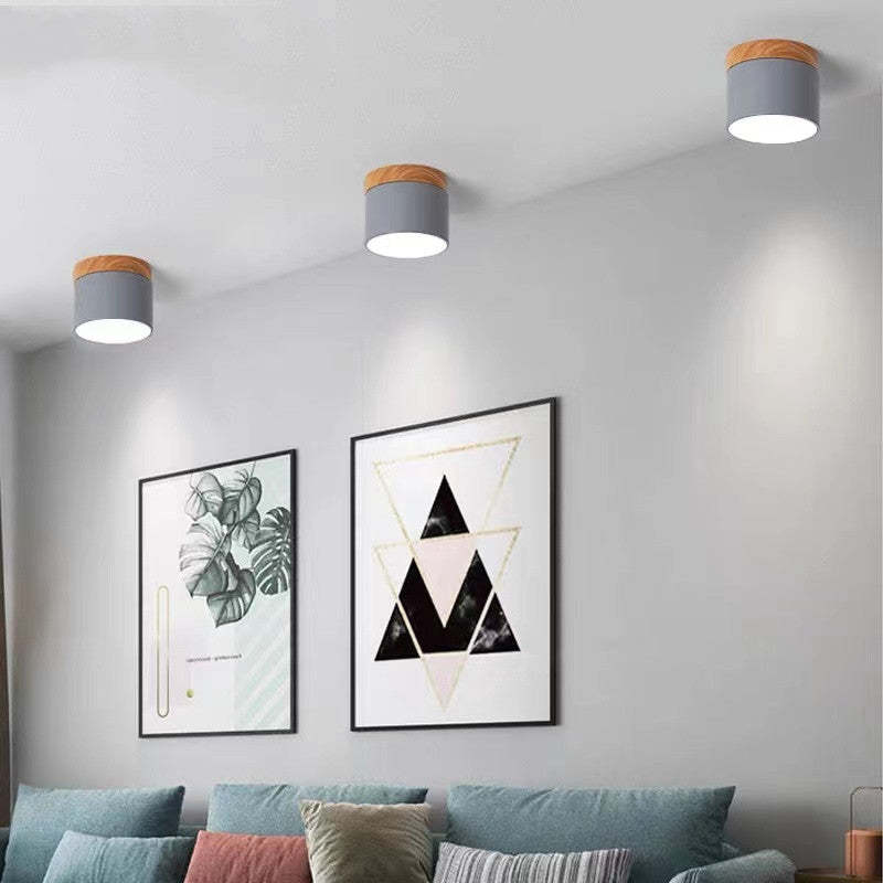Valentina Modern Cylindrical /Acrylic Flush Mount Ceiling Light Hallway - Neutral Decor