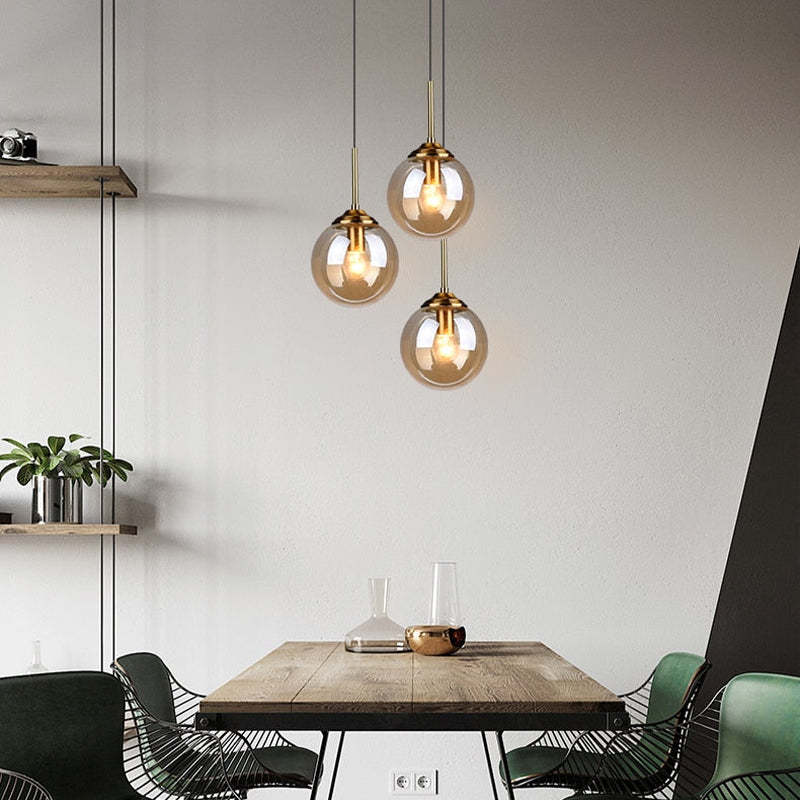 Valentina Designer Bubble Glass Pendant Light - Neutral Decor