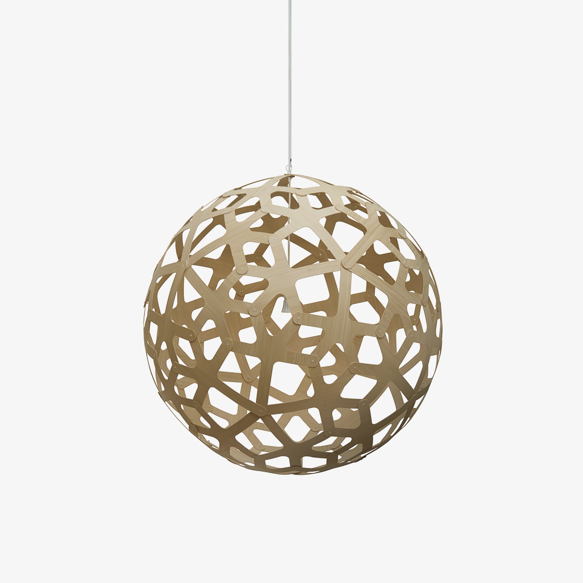 Rininia Pendant Light Geometric Wooden Woven