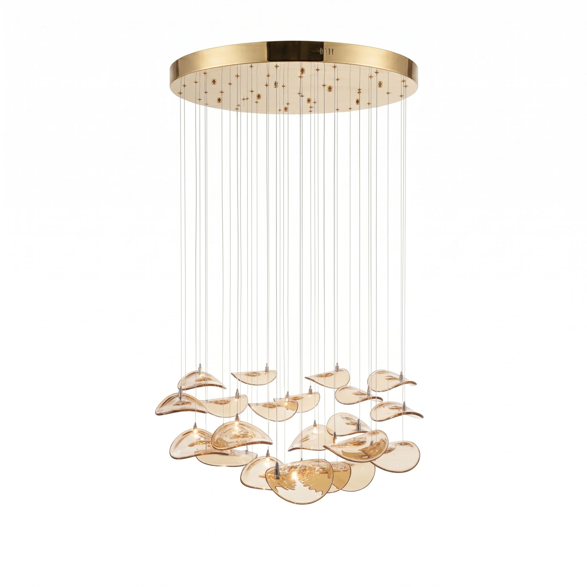 Beauvale Wave Floating Leaf Chandelier