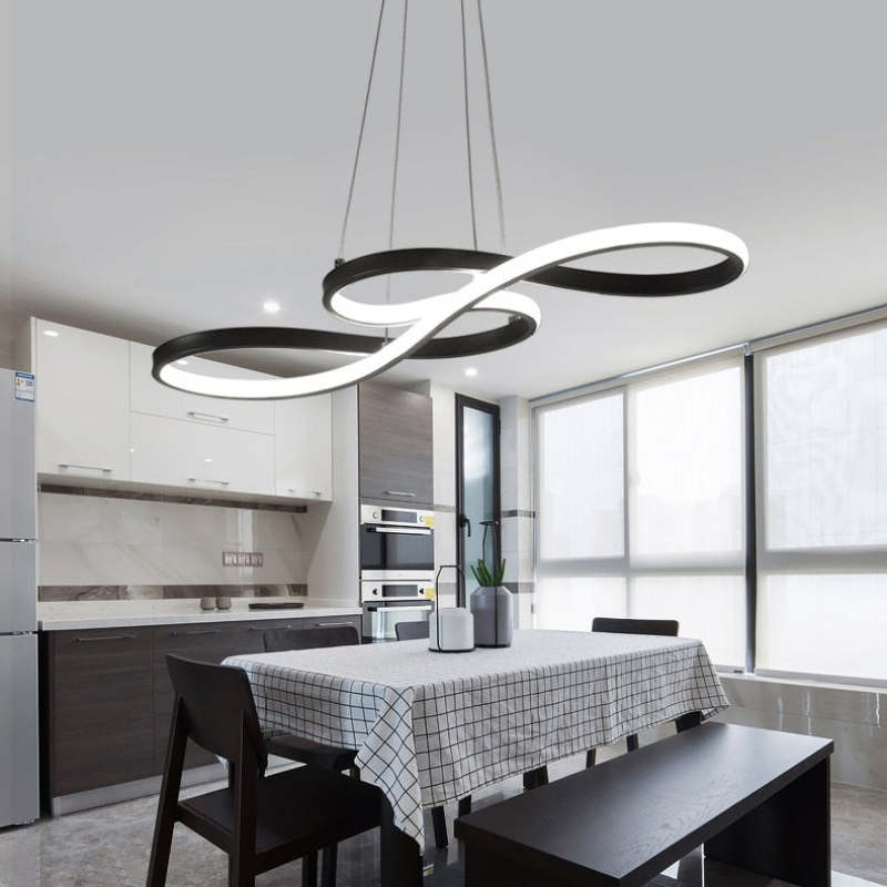 Arisha Modern Chandelier Linear Pendant Light Dining Room - Neutral Decor
