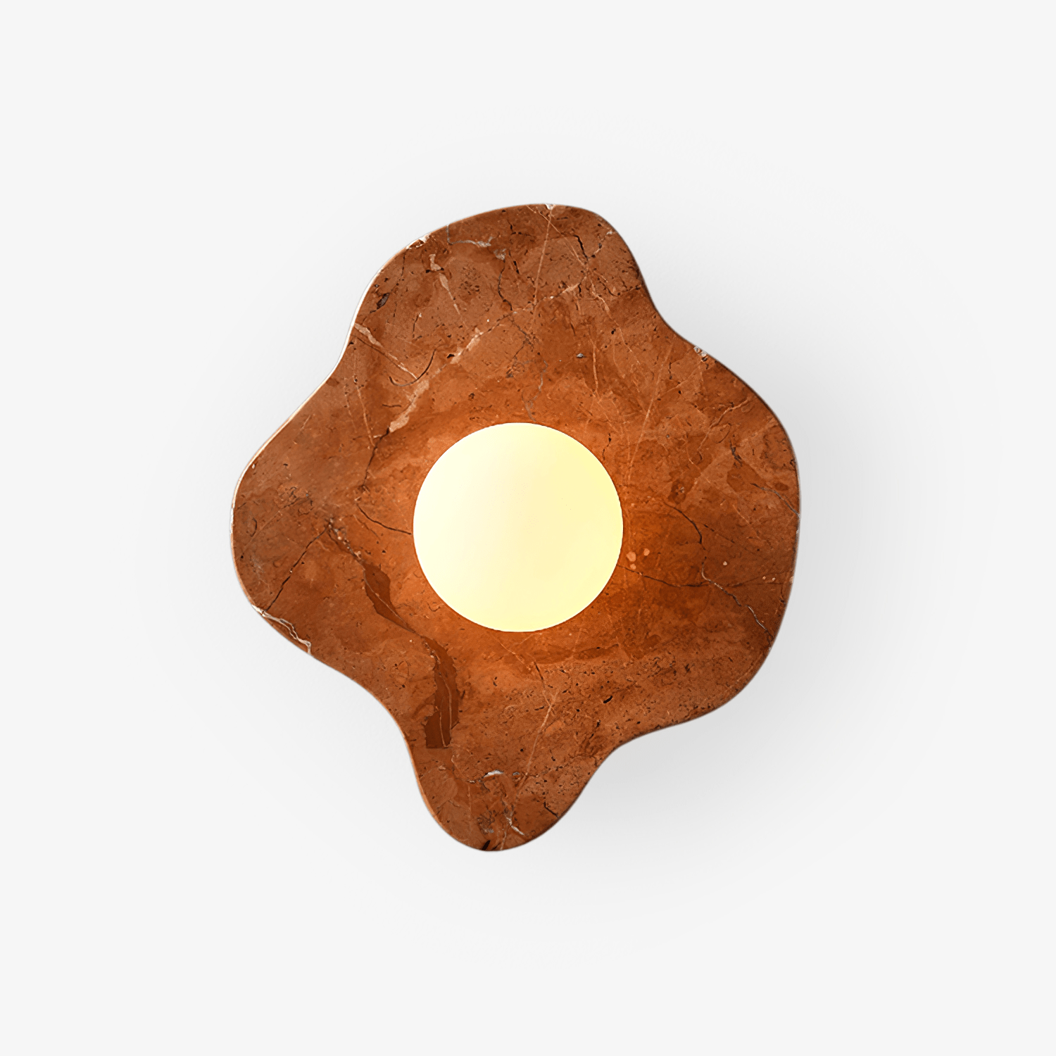 Bloom Rustic Marble Wall Lamp
