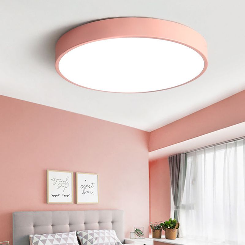 Valentina Ceiling Light Round Flush Mount Bedroom - Neutral Decor