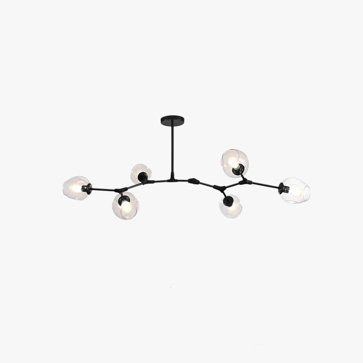 Valentina Nordic Modern Glass Pendant Light Bubble - Neutral Decor
