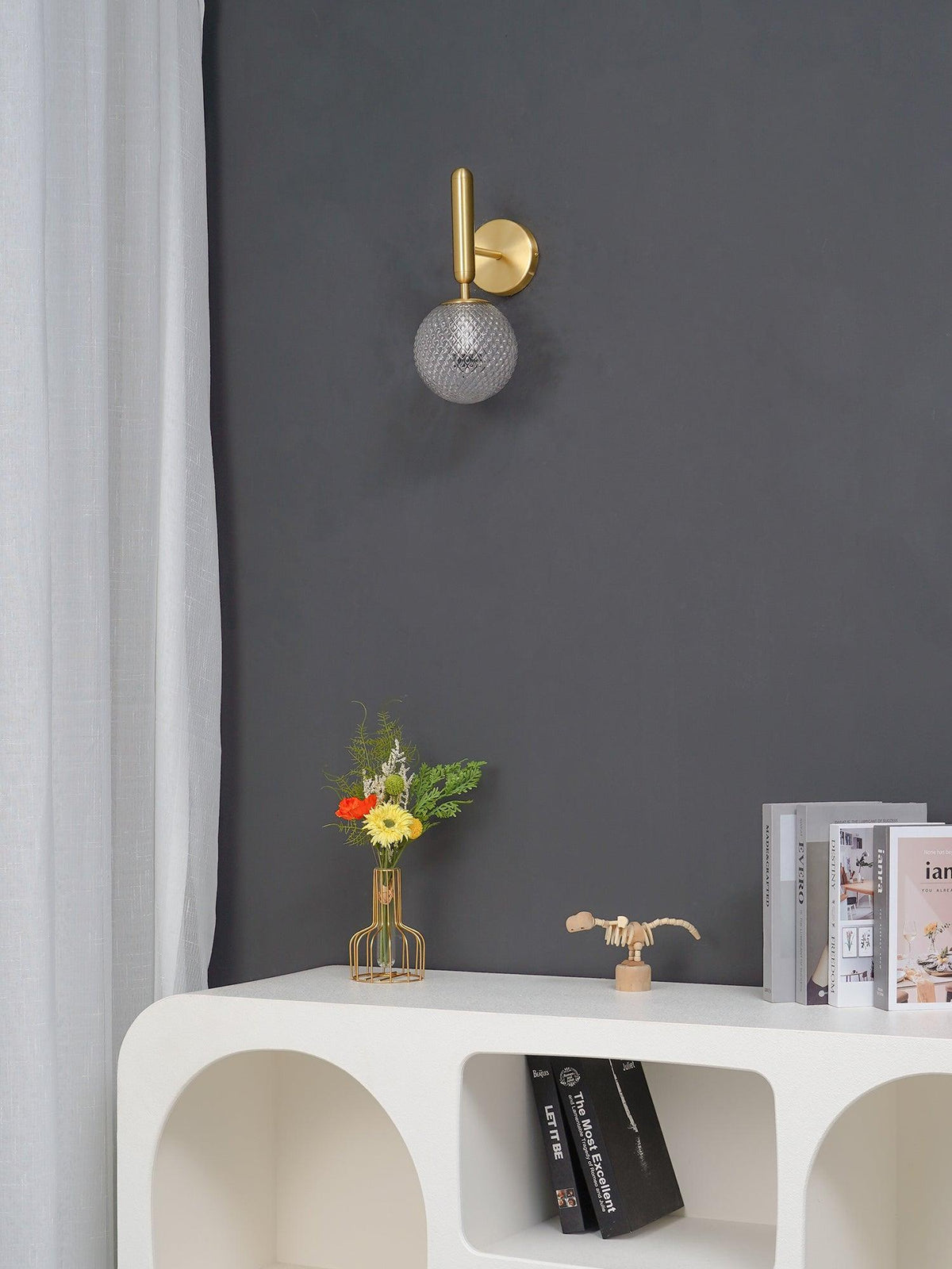Culorara Modern Minimalist Brass Wall Lamp