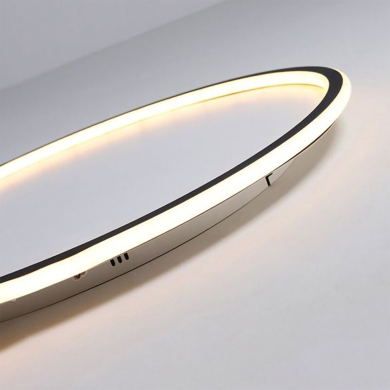 Quasso Flush Mount Ceiling Light Modern LED Round - Neutral Decor