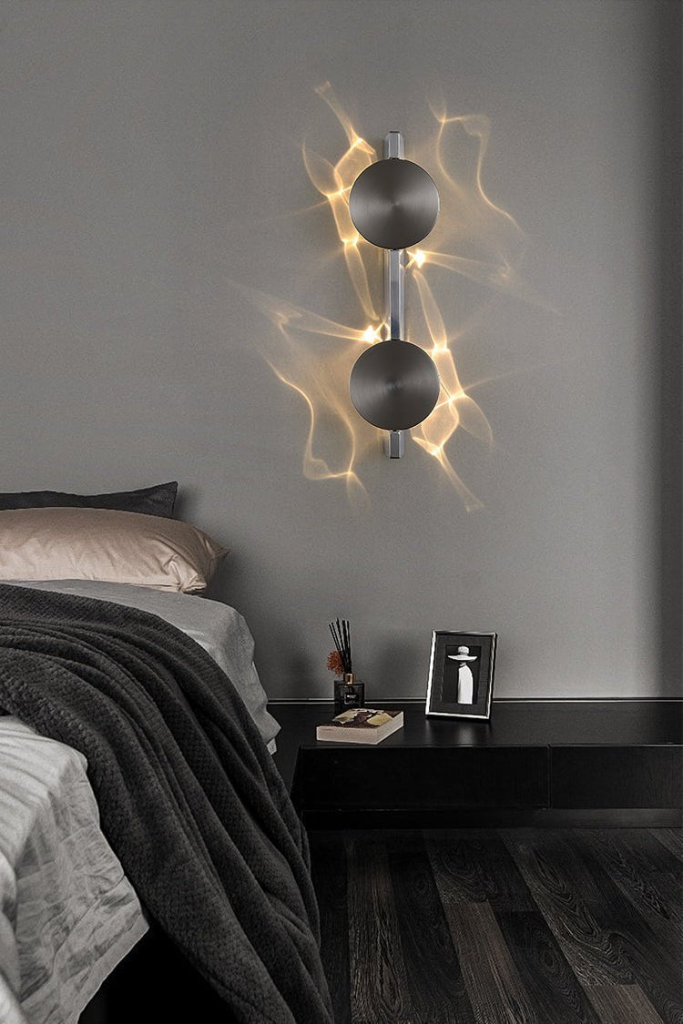 Pethr Wave Minimalist Steel Wall Lamp