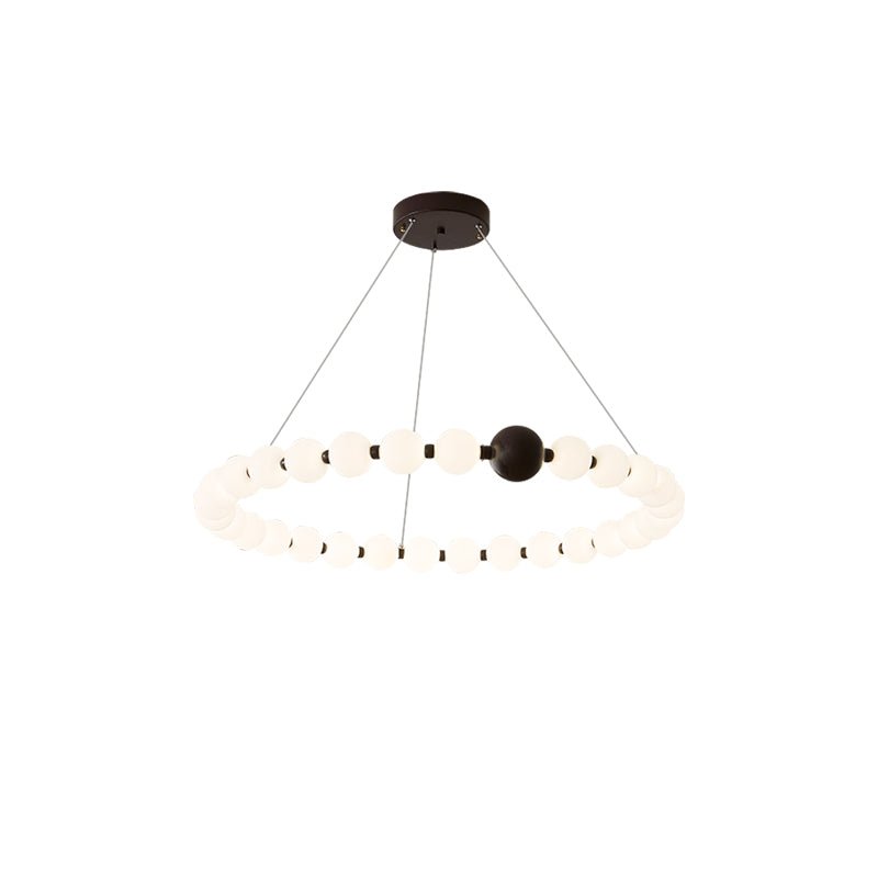 June Bead Ring Chandelier