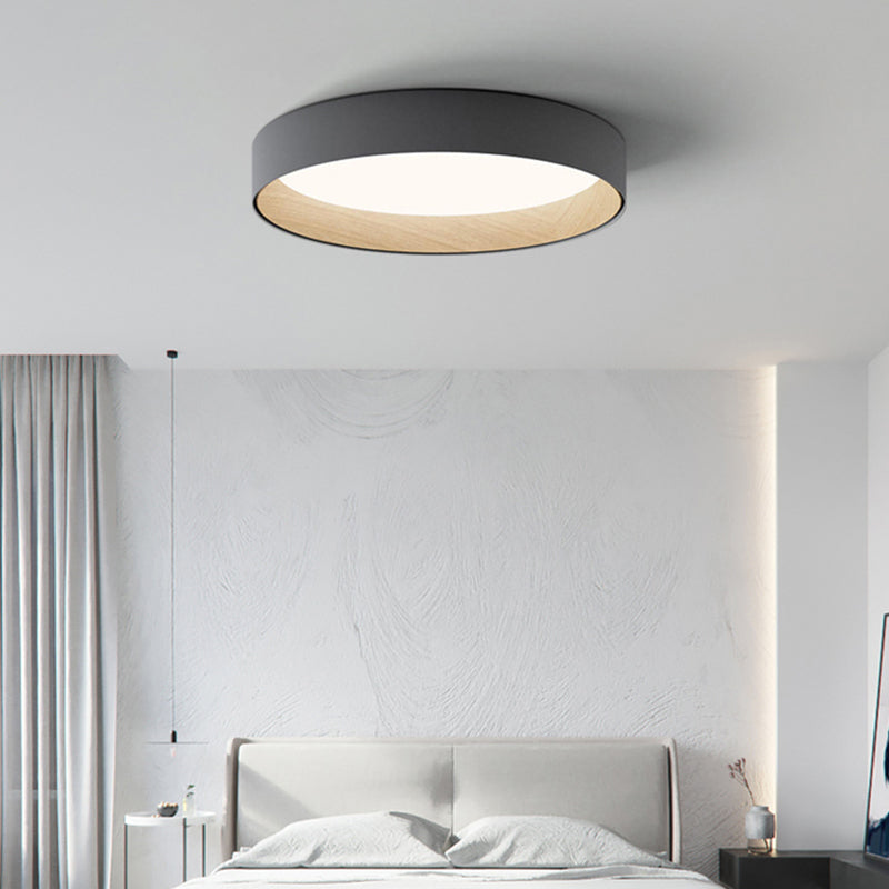 Arisha Modern Round Flush Mount Ceiling Light - Neutral Decor