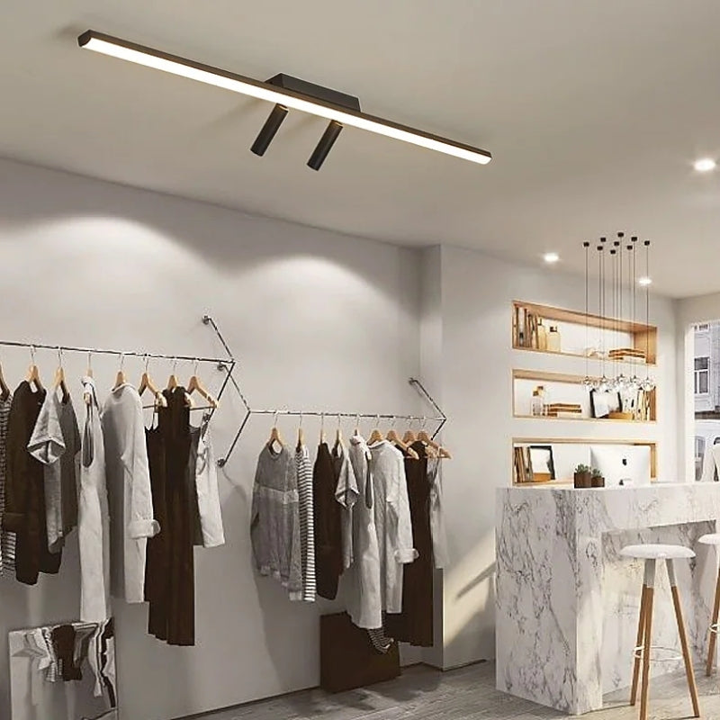Aim Simple Linear LED Ceiling Light Spotlight - Neutral Decor