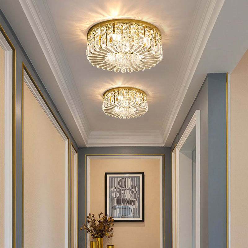 Kristy Luxury Flush Mount /Crystal Ceiling Light - Neutral Decor