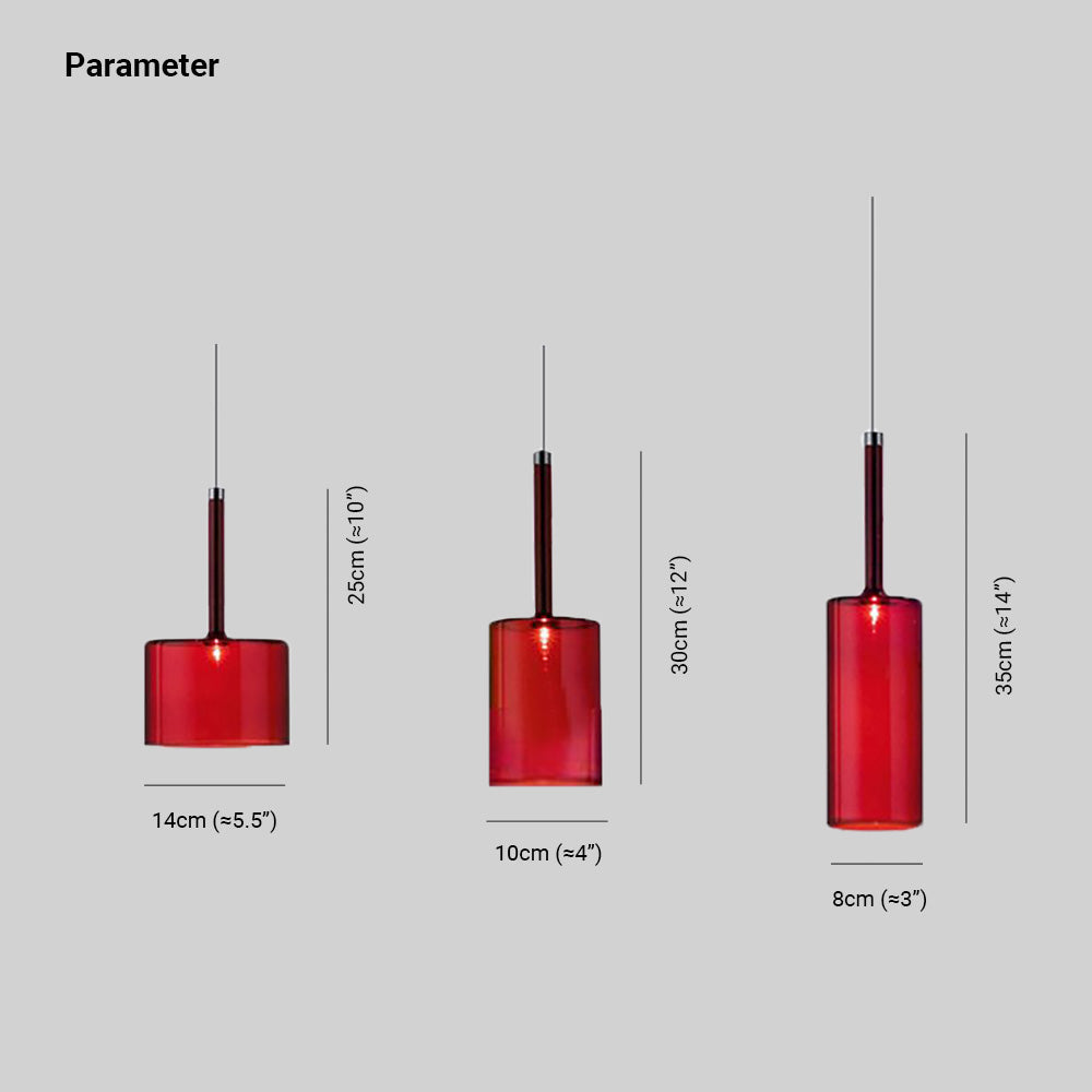 Valentina Minimalist Modern Glass LED Pendant Light 3 Style - Neutral Decor