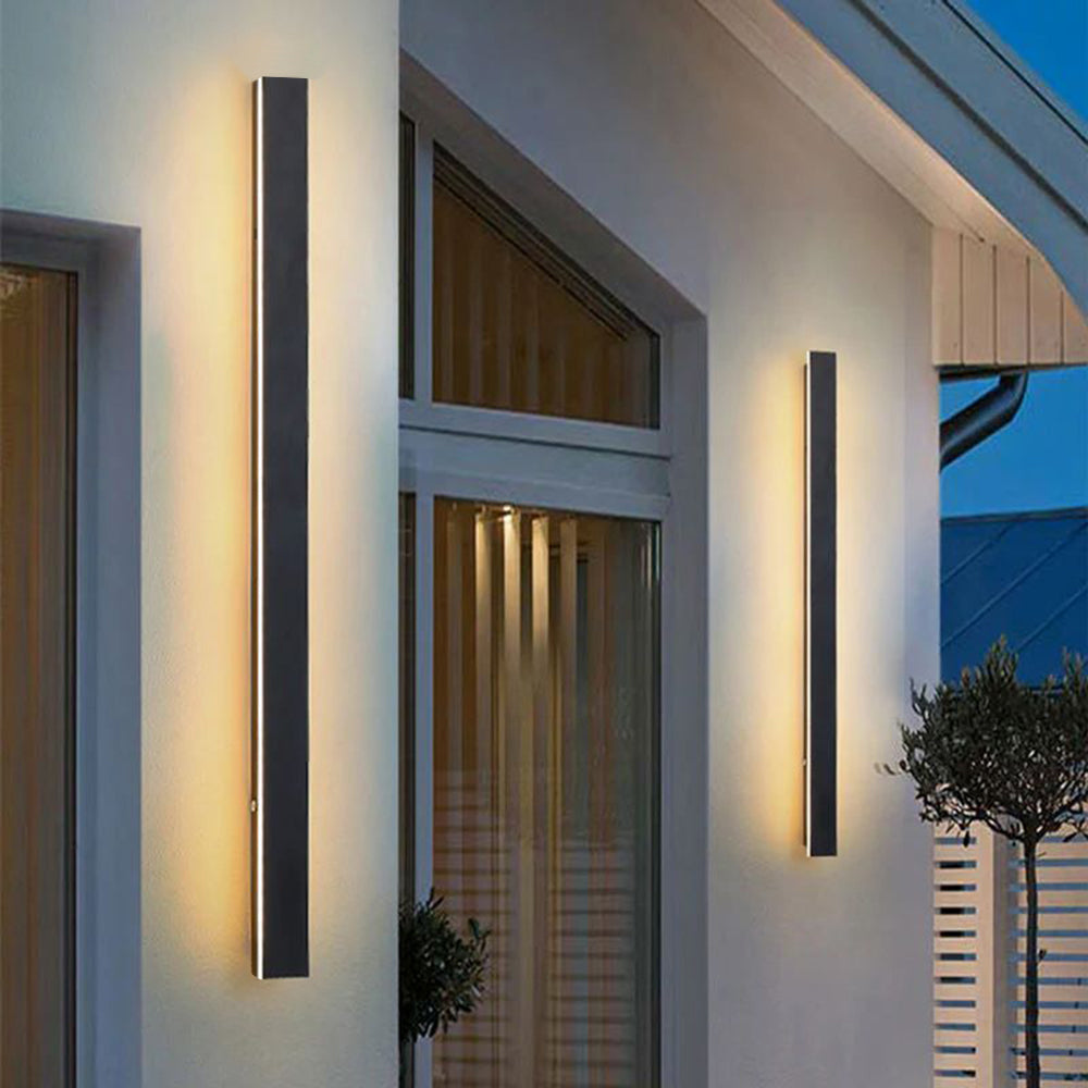Silex Linear Outdoor Wall Lamp - Neutral Decor