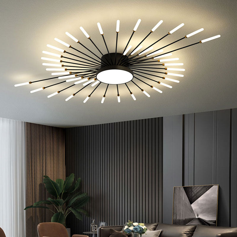 Arisha Modern Home Decoration Fireworks LED Ceiling Light - Neutral Decor