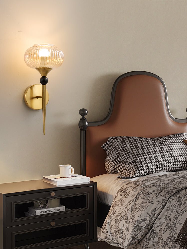 Thyr Ribbed Wall Sconce