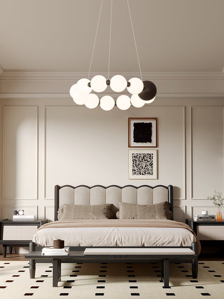 June Bead Ring Chandelier