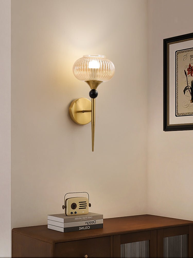 Thyr Ribbed Wall Sconce