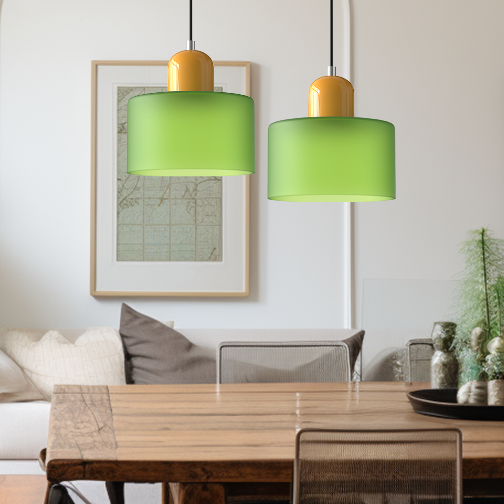Valentina Modern Glass Kitchen Island Pendant Light - Neutral Decor