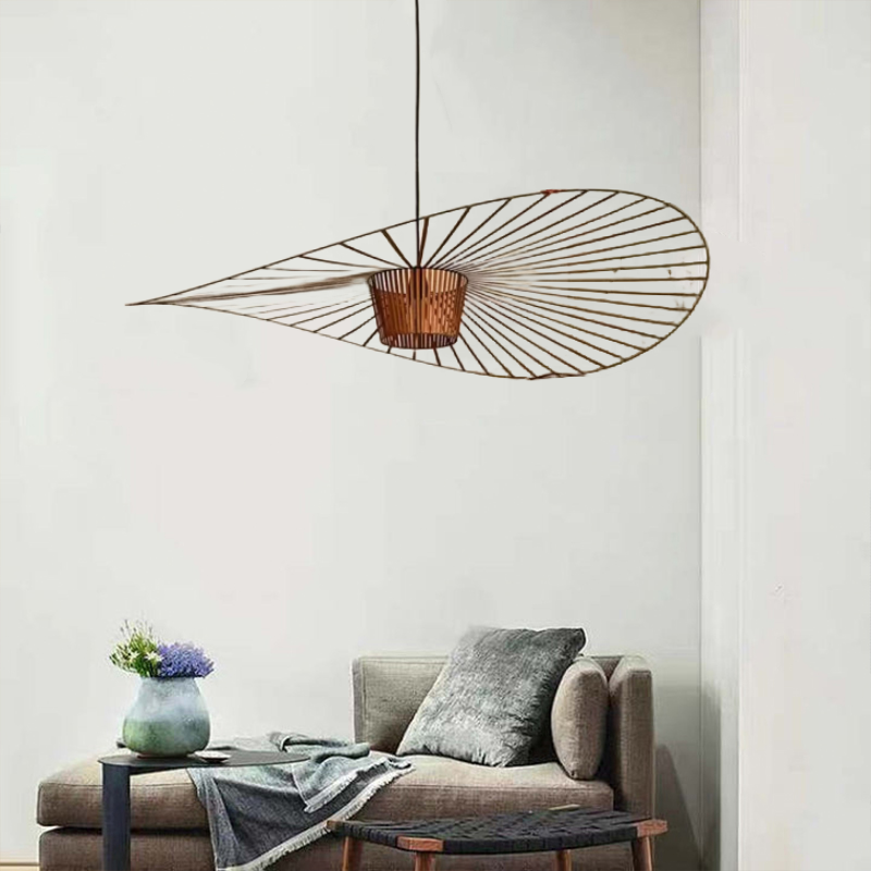 Ritta Modern Flower Fabric Pendant Light - Neutral Decor