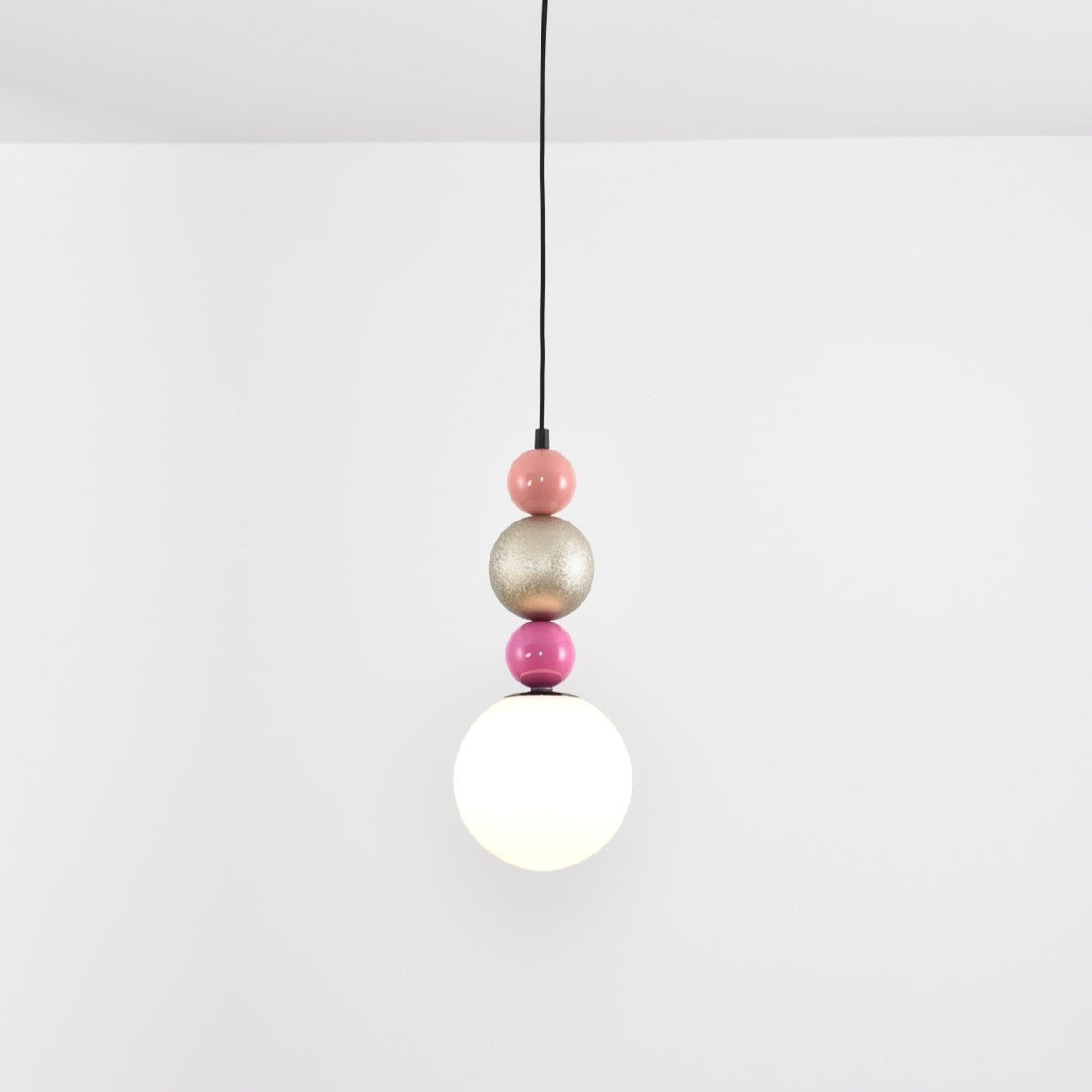 Eshaisra Nordic Art Round Balls Stacking Glass Pendant Lamp