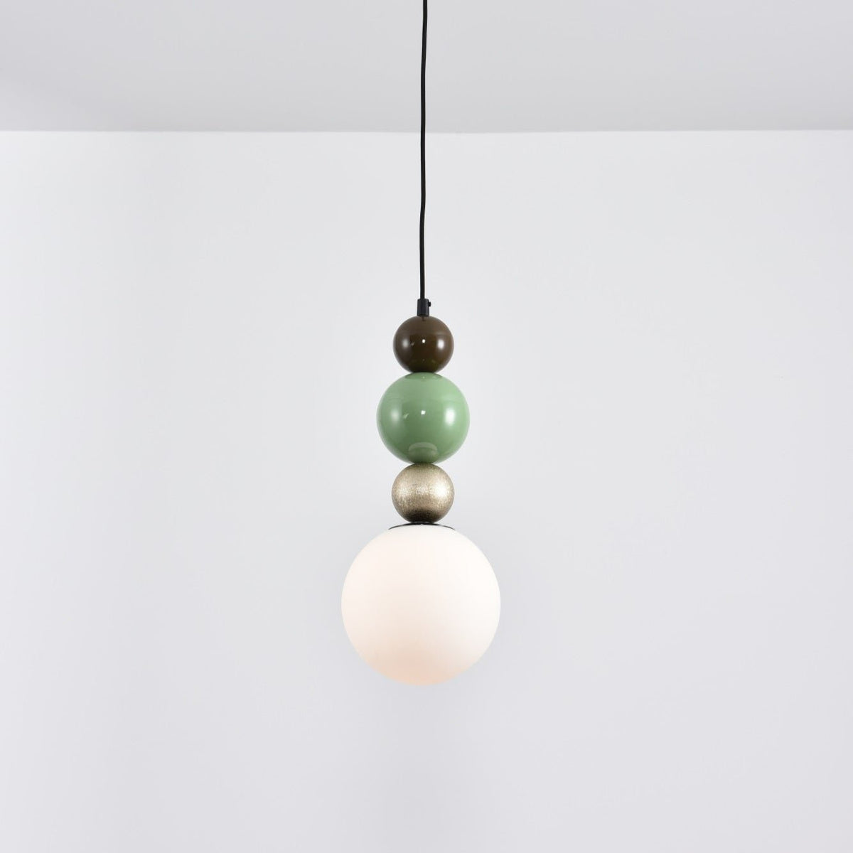Eshaisra Nordic Art Round Balls Stacking Glass Pendant Lamp