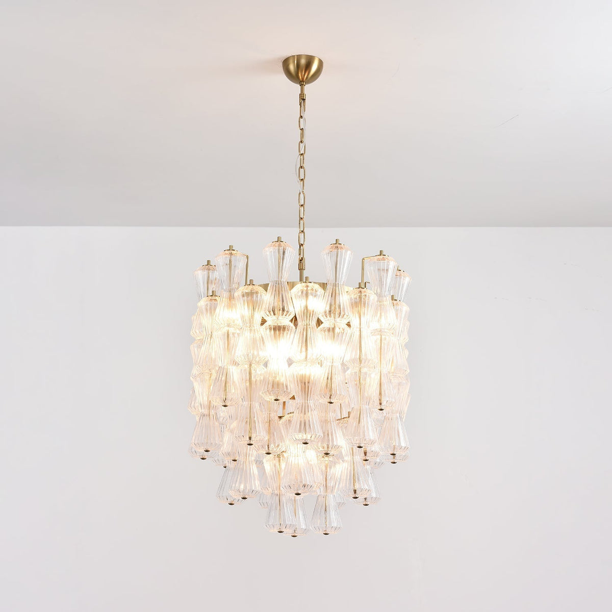 Celarena Chandelier Murano Glass Floral Cascade