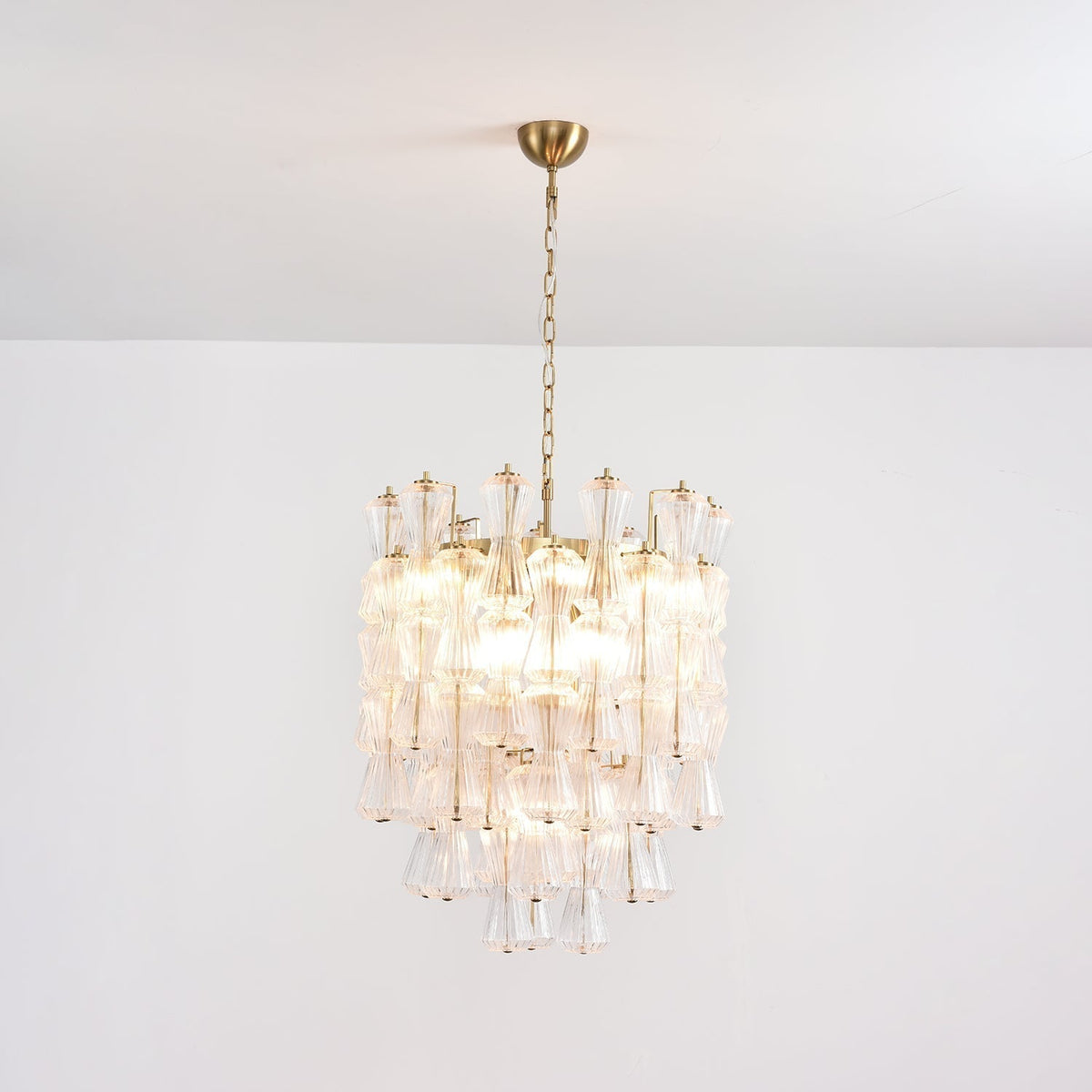 Celarena Chandelier Murano Glass Floral Cascade