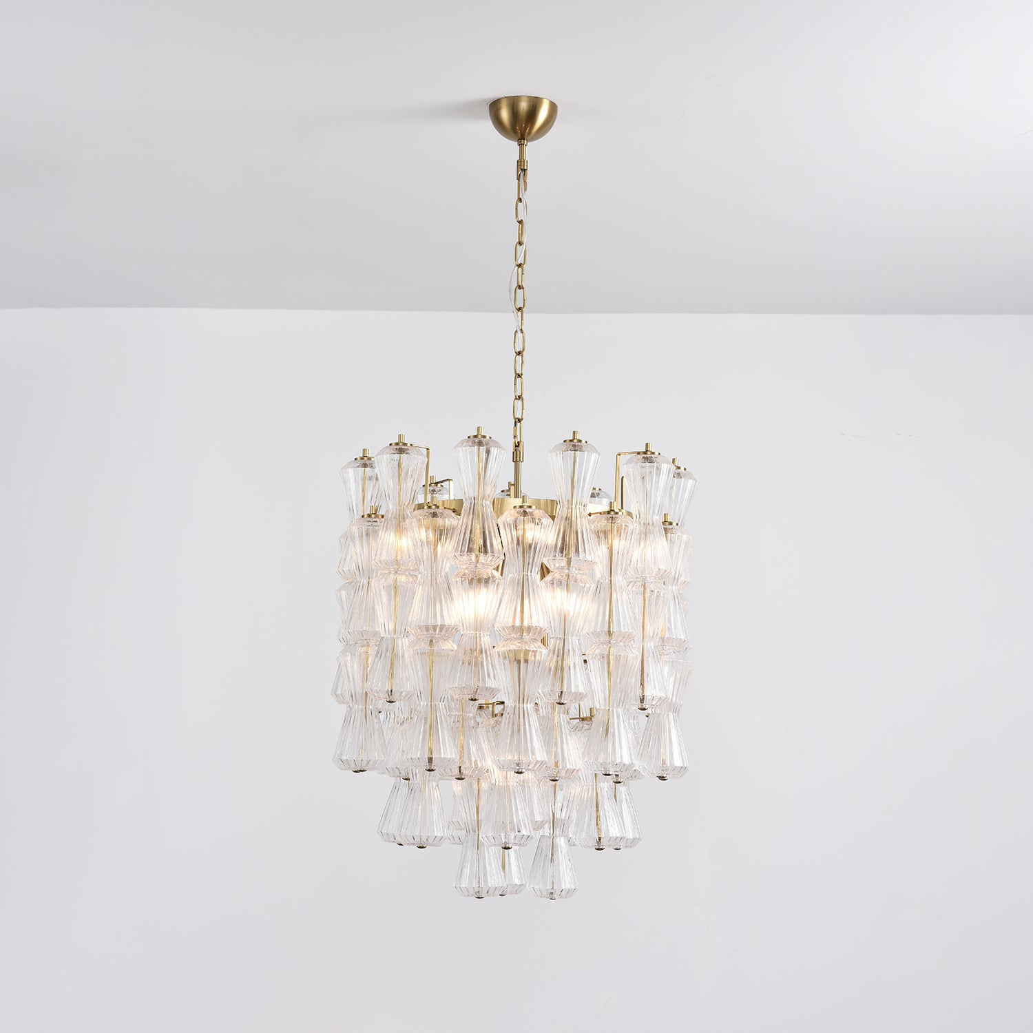 Celarena Chandelier Murano Glass Floral Cascade