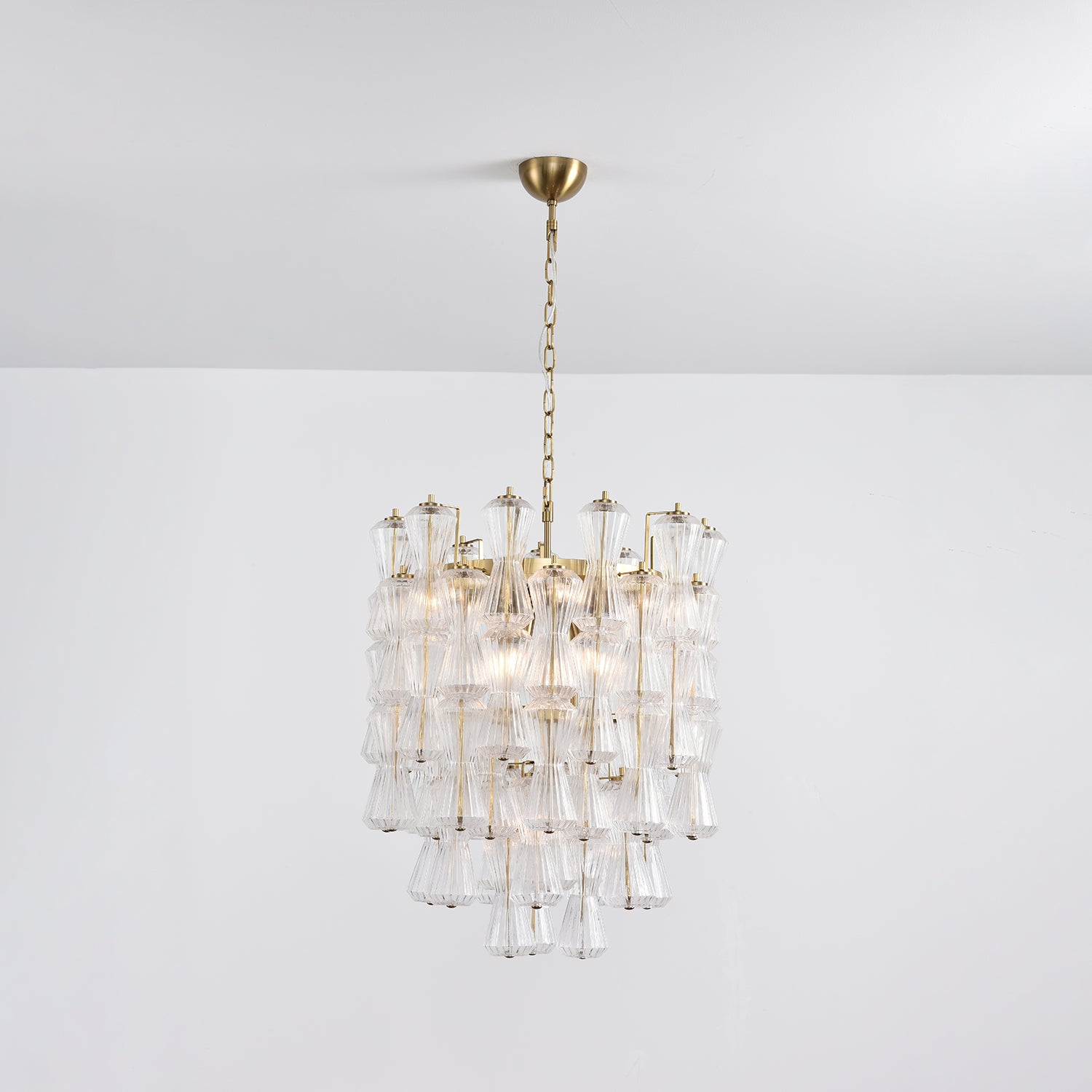 Celarena Chandelier Murano Glass Floral Cascade