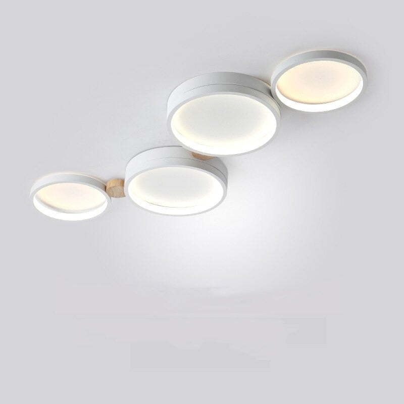 Arisha Round Flush Mount Ceiling Light Bedroom - Neutral Decor