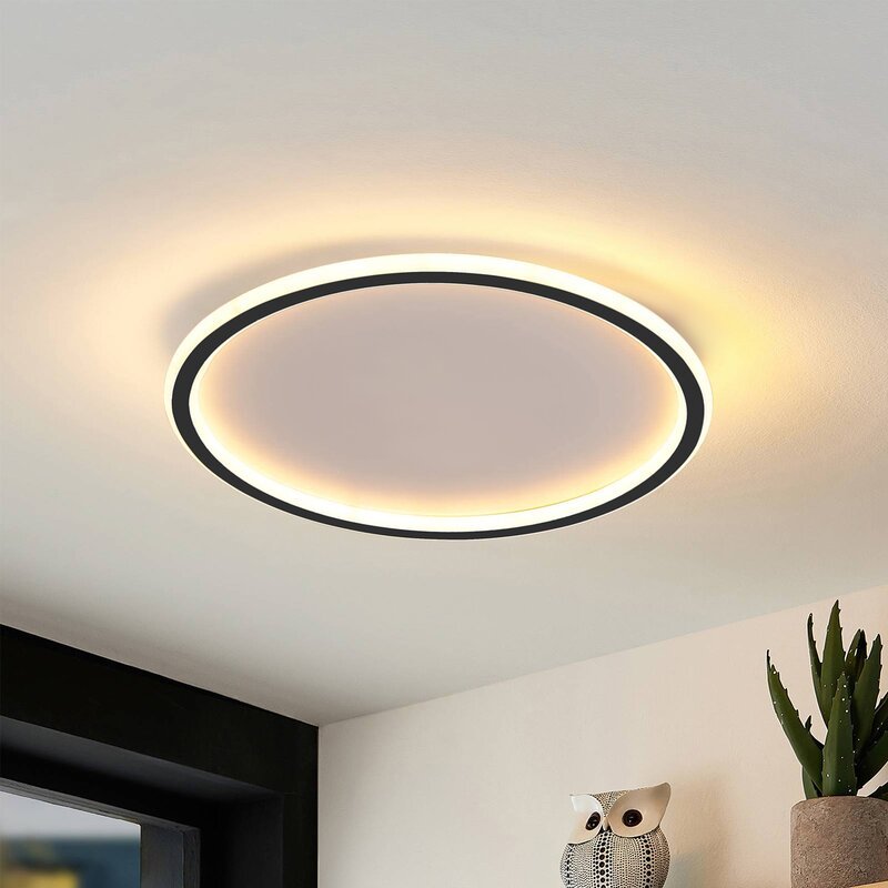 Quasso Flush Mount Ceiling Light Modern LED Round - Neutral Decor