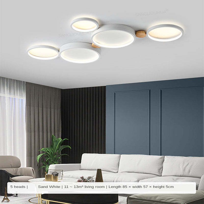 Arisha Round Flush Mount Ceiling Light Bedroom - Neutral Decor