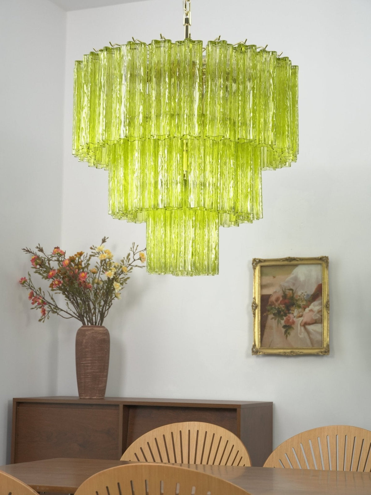 Wexn Glacier Tier Glass Chandelier