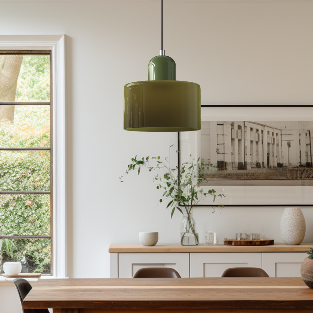 Valentina Modern Glass Kitchen Island Pendant Light - Neutral Decor