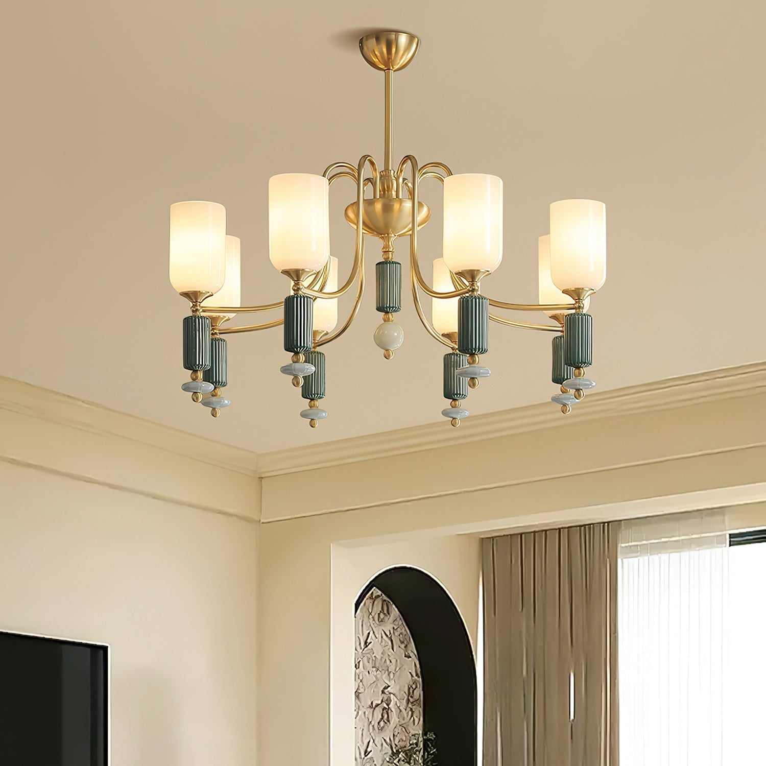 Xorn Ceramic Chandelier