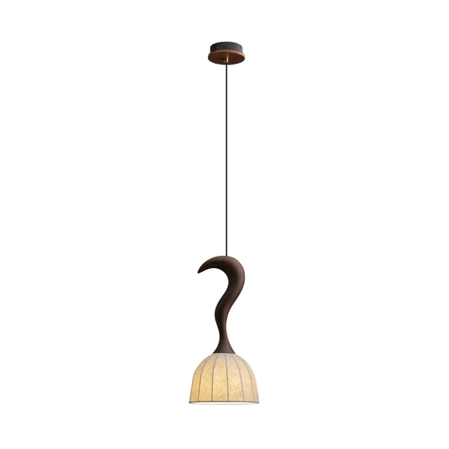Colire Creativity Twisted Wood Pendant Light