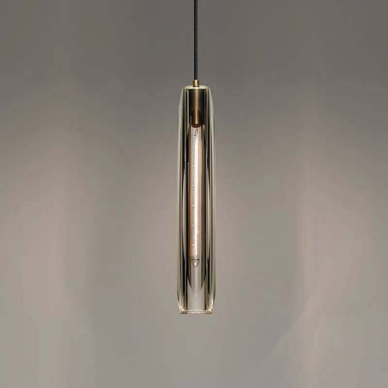 Arisha Brass Designer LED Glass Pendant Lamp - Neutral Decor
