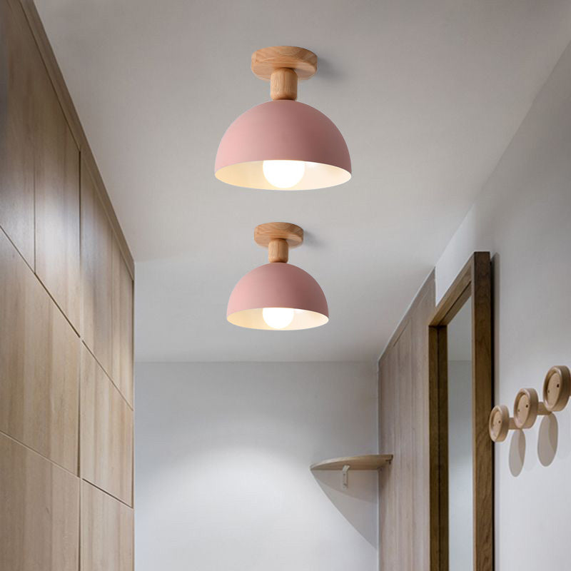 Muto Modern LED Ceiling Light Fixtures Wood/ Living Room - Neutral Decor