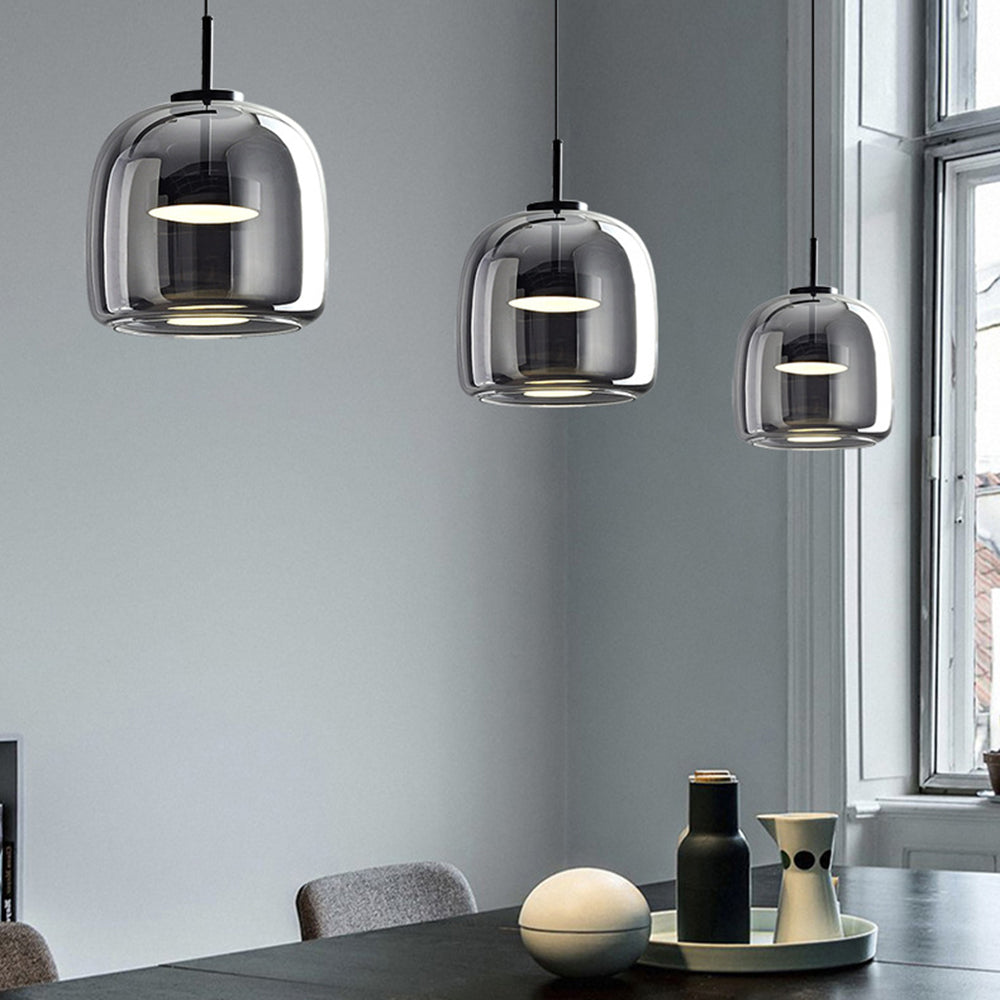 Aria Pendant Light Glass Morden Living Room - Neutral Decor