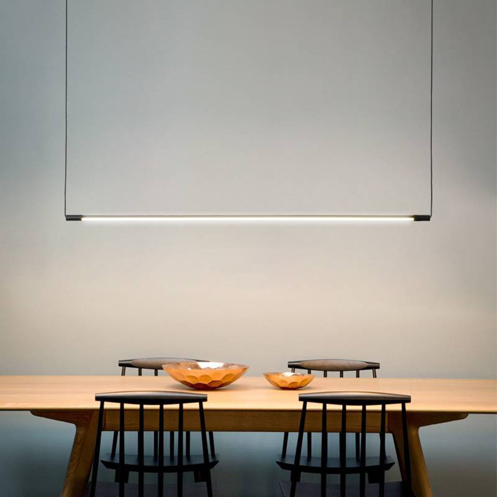 Arisha Minimalist Linear Pendant Light Living Room - Neutral Decor
