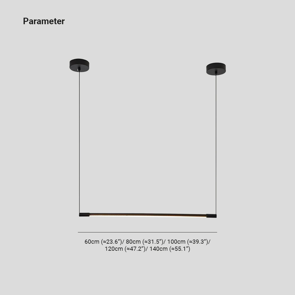 Arisha Minimalist Linear Pendant Light Living Room - Neutral Decor