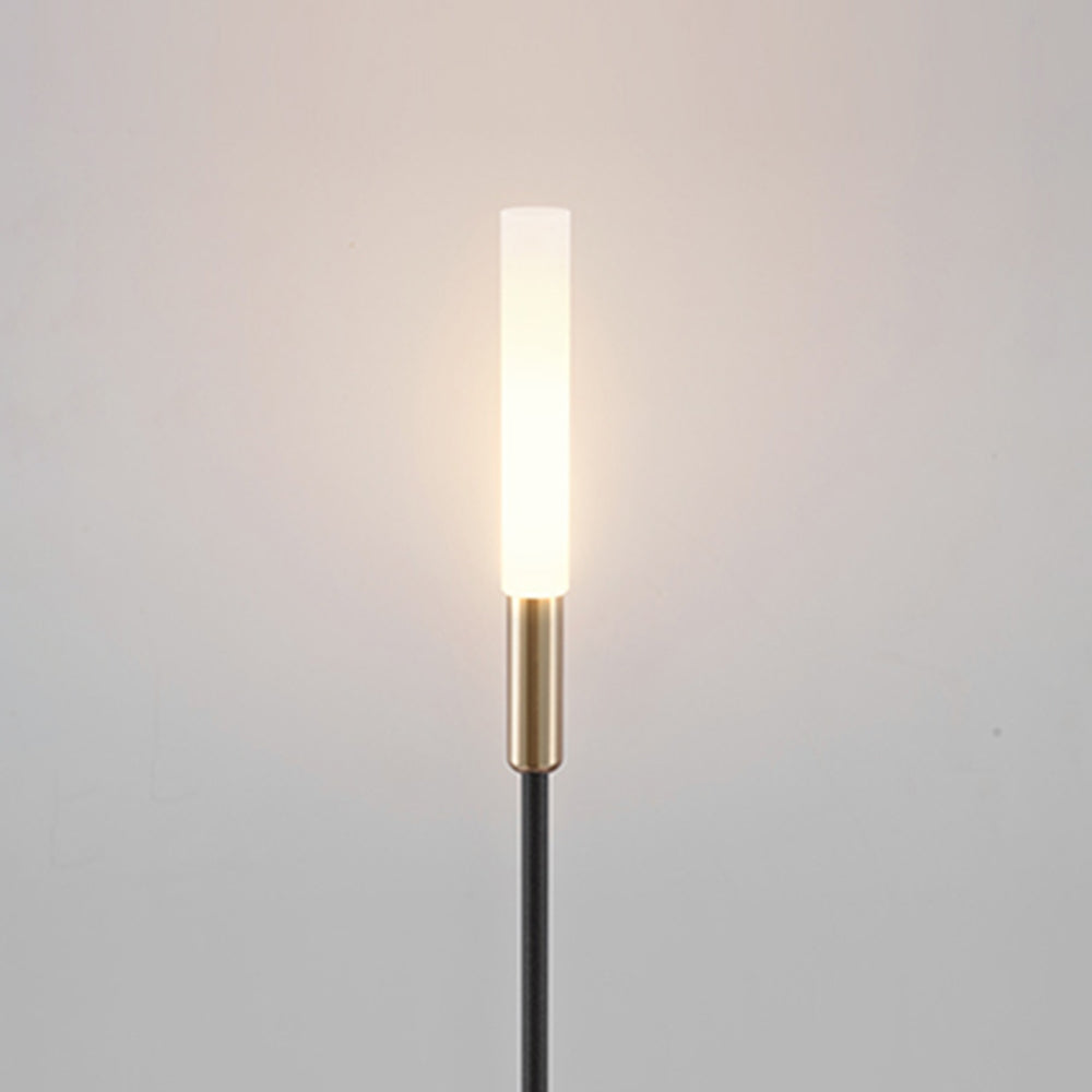 Ray Modern Reed Solar Outdoor Post Light - Neutral Decor